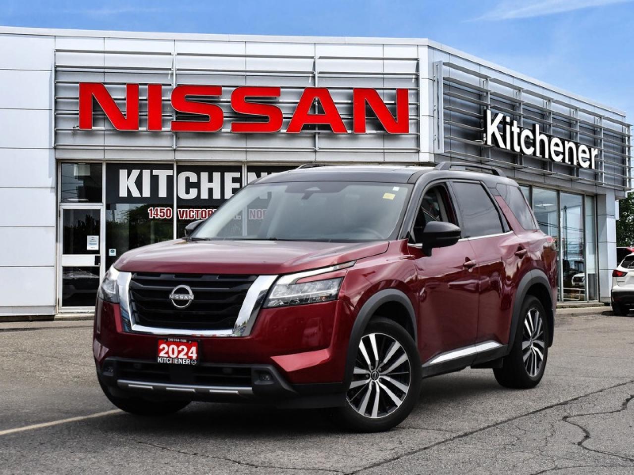2024 Nissan Pathfinder Platinum   Leather    Panoroof   Nav   Adaptive Cr Photo0