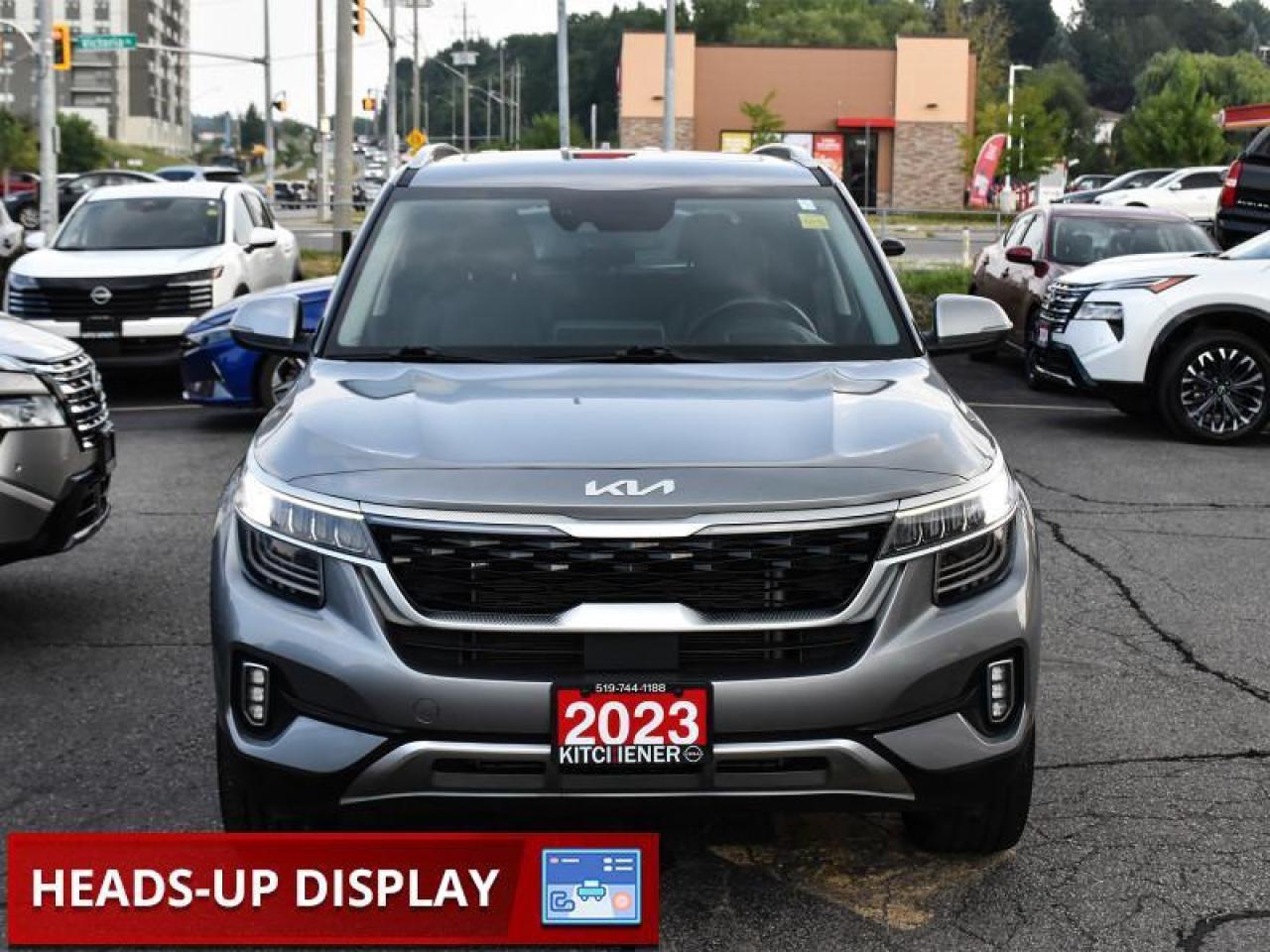 2023 Kia Seltos SX Turbo AWD-Leather  Navi  Roof  Fully Loaded! Photo