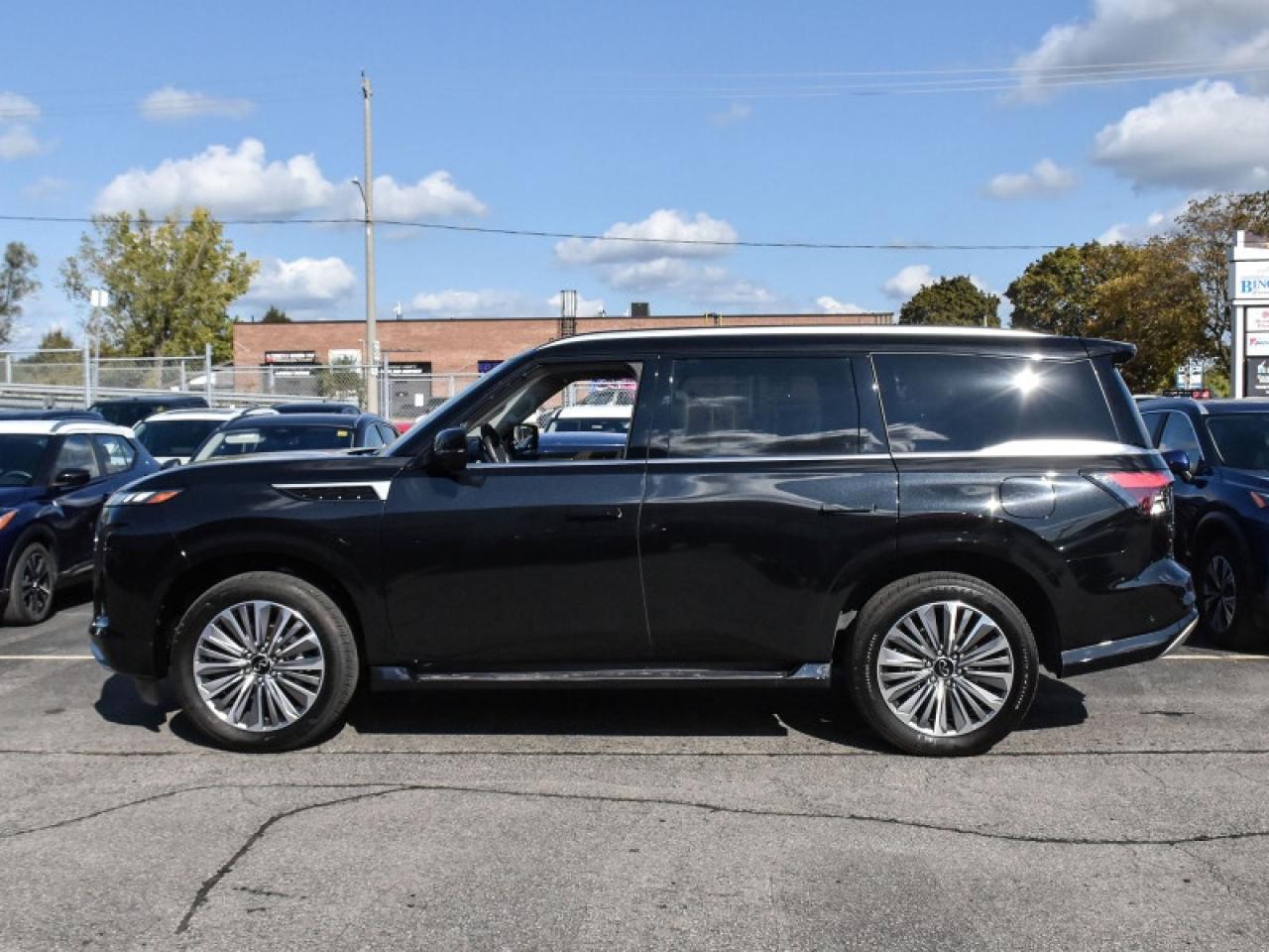 2025 Infiniti QX80 SENSORY AWD   Brown Leather  Navi   Sunroof  Adapt Photo2
