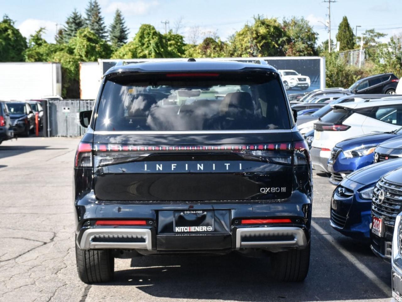 2025 Infiniti QX80 SENSORY AWD   Brown Leather  Navi   Sunroof  Adapt Photo4