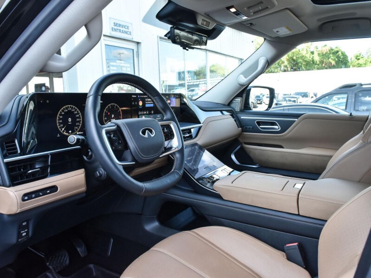 2025 Infiniti QX80 SENSORY AWD   Brown Leather  Navi   Sunroof  Adapt Photo