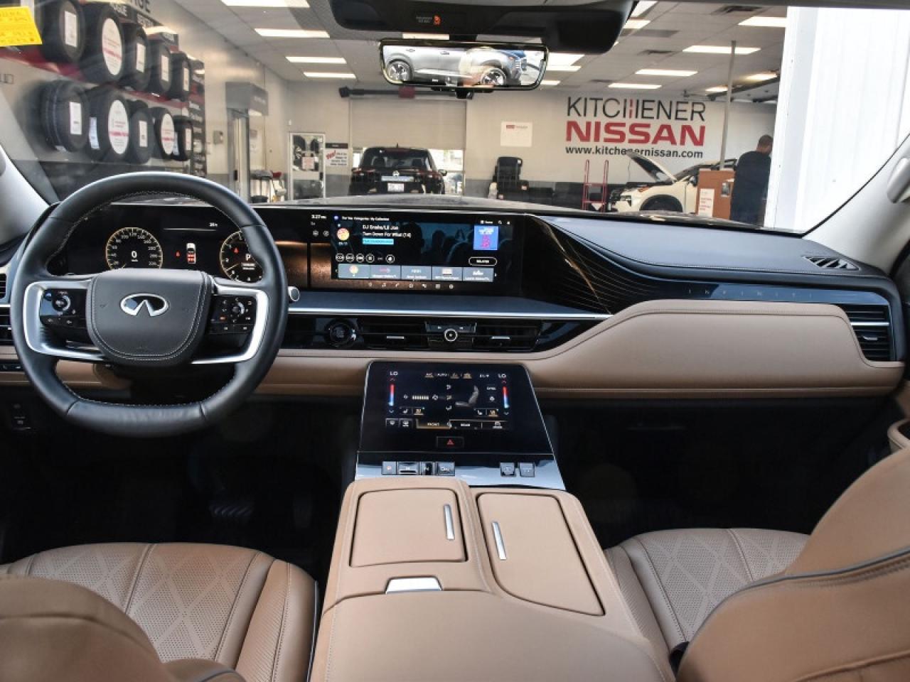 2025 Infiniti QX80 SENSORY AWD   Brown Leather  Navi   Sunroof  Adapt Photo