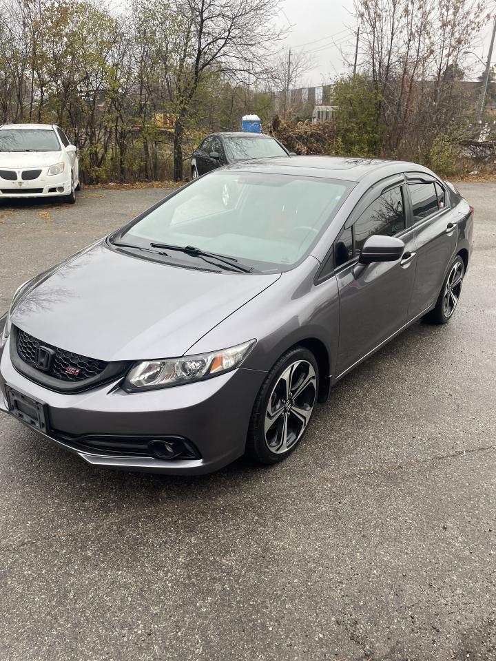2014 Honda Civic Sedan 4dr Man Si navigation sunroof backup camera Photo0