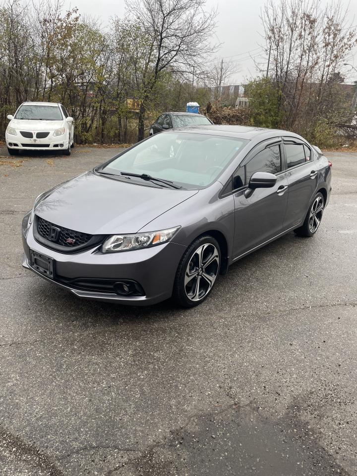 2014 Honda Civic Sedan 4dr Man Si navigation sunroof backup camera Photo4