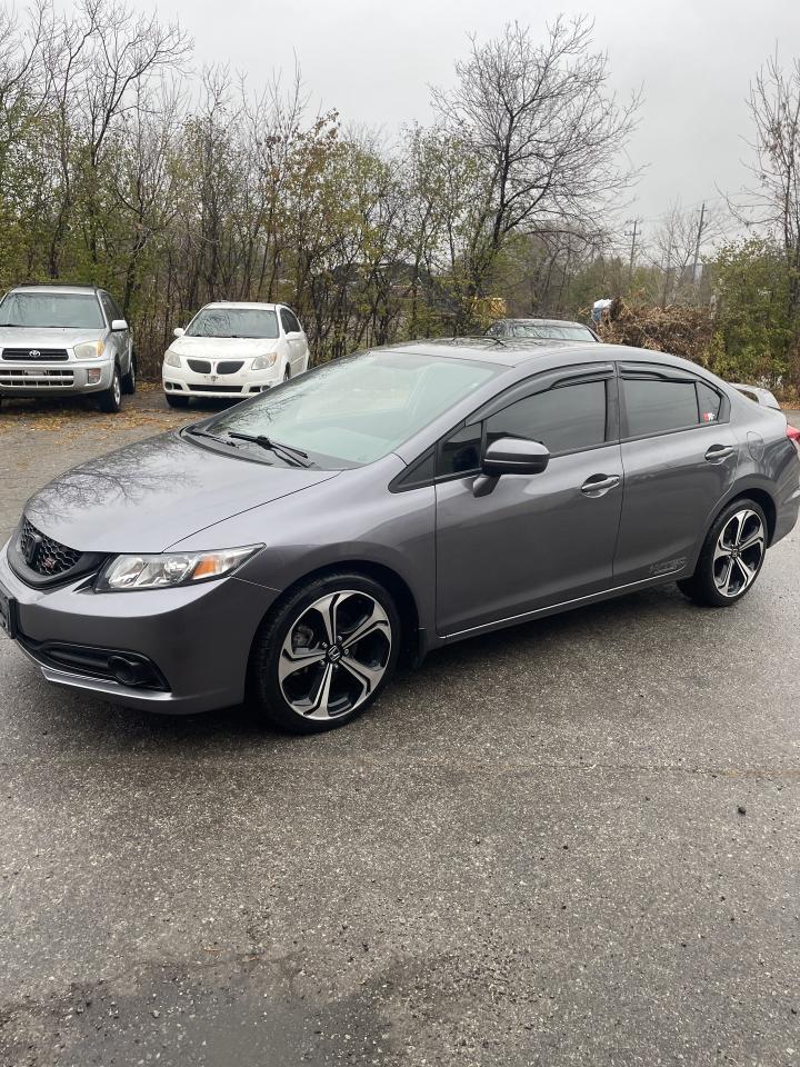 2014 Honda Civic Sedan 4dr Man Si navigation sunroof backup camera Photo2