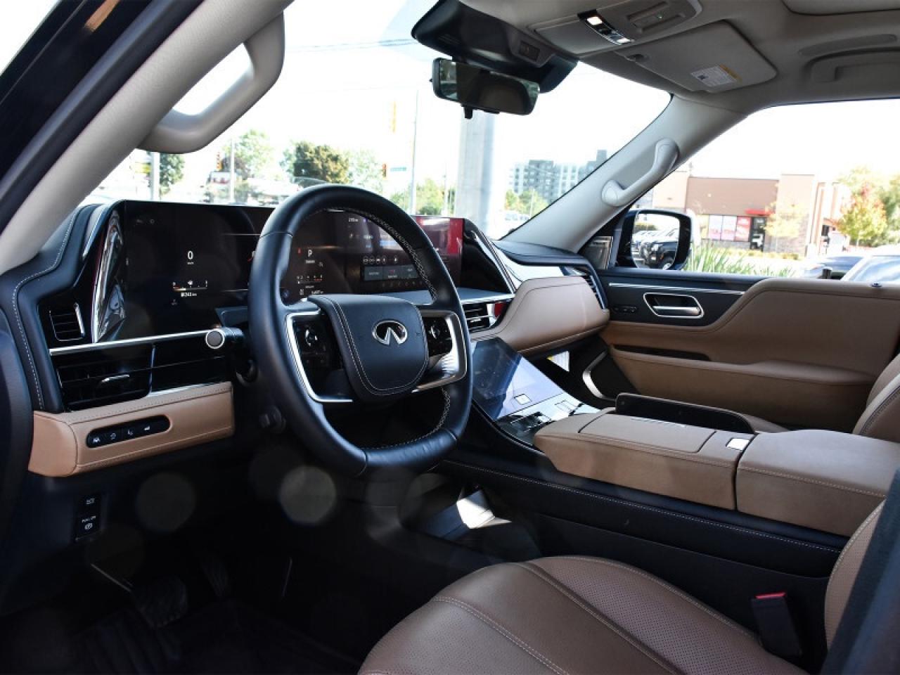 2025 Infiniti QX80 SENSORY AWD-Brown Leather  Navi  Sunroof  Fully Lo Photo