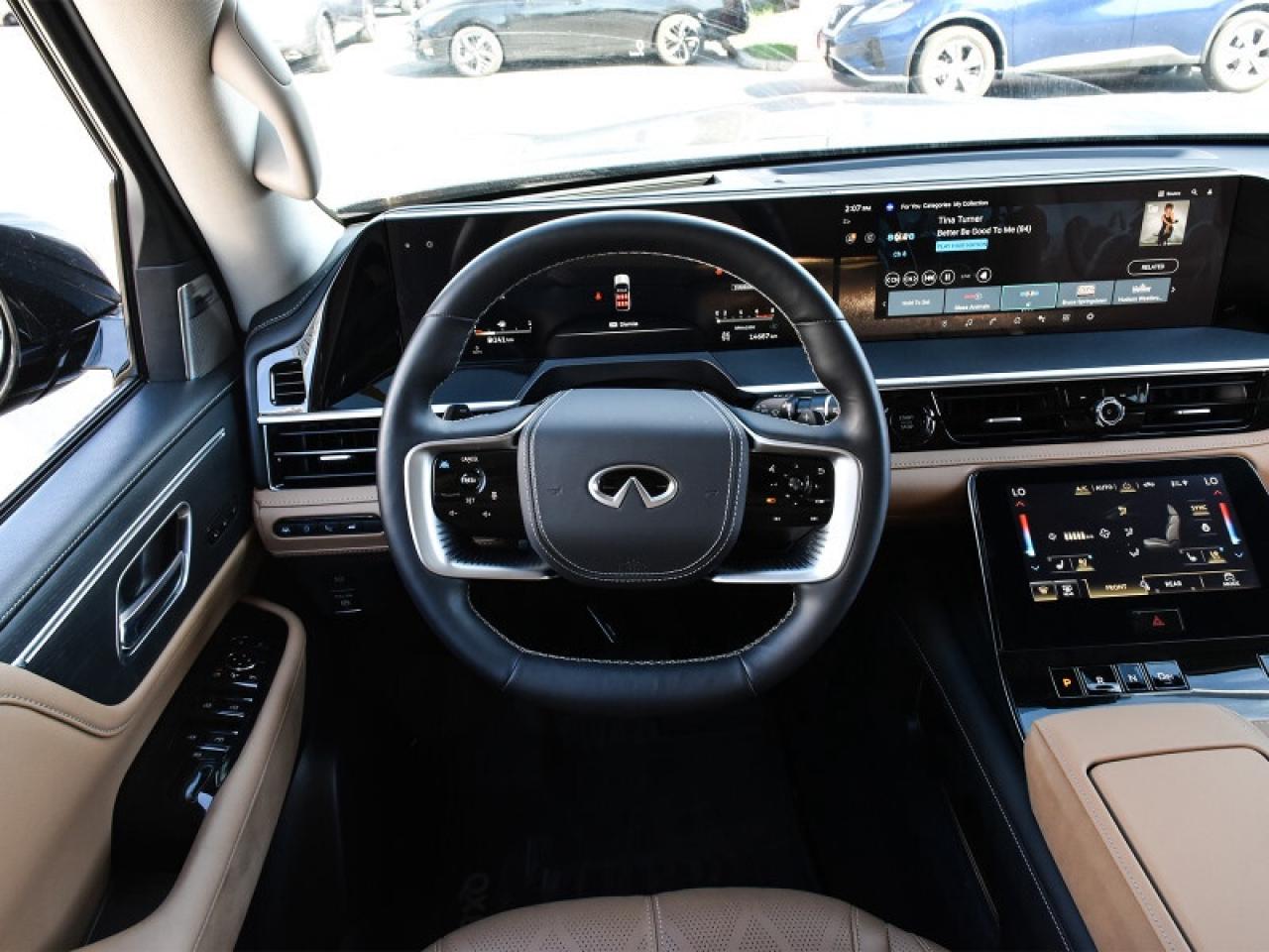 2025 Infiniti QX80 SENSORY AWD-Brown Leather  Navi  Sunroof  Fully Lo Photo