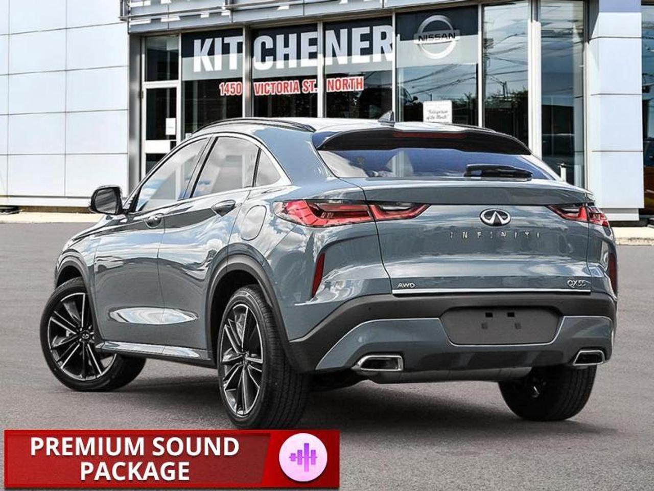 2024 Infiniti QX55 SENSORY AWD-Leather  Navi  Heads Up Display Photo3