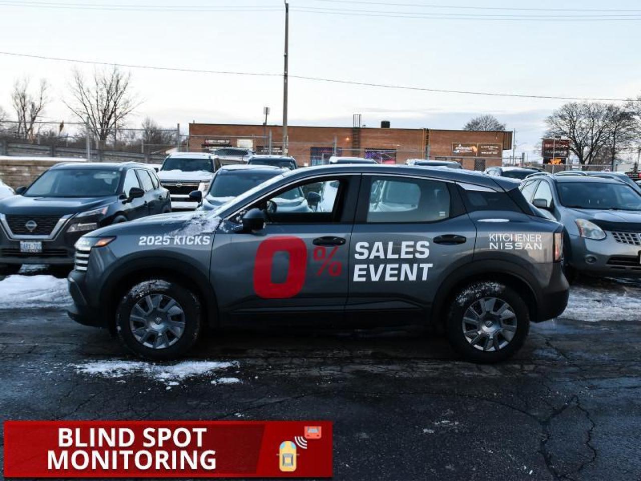 2025 Nissan Kicks S Heated Seats   Blind Spot Detection   Apple CarP Photo2