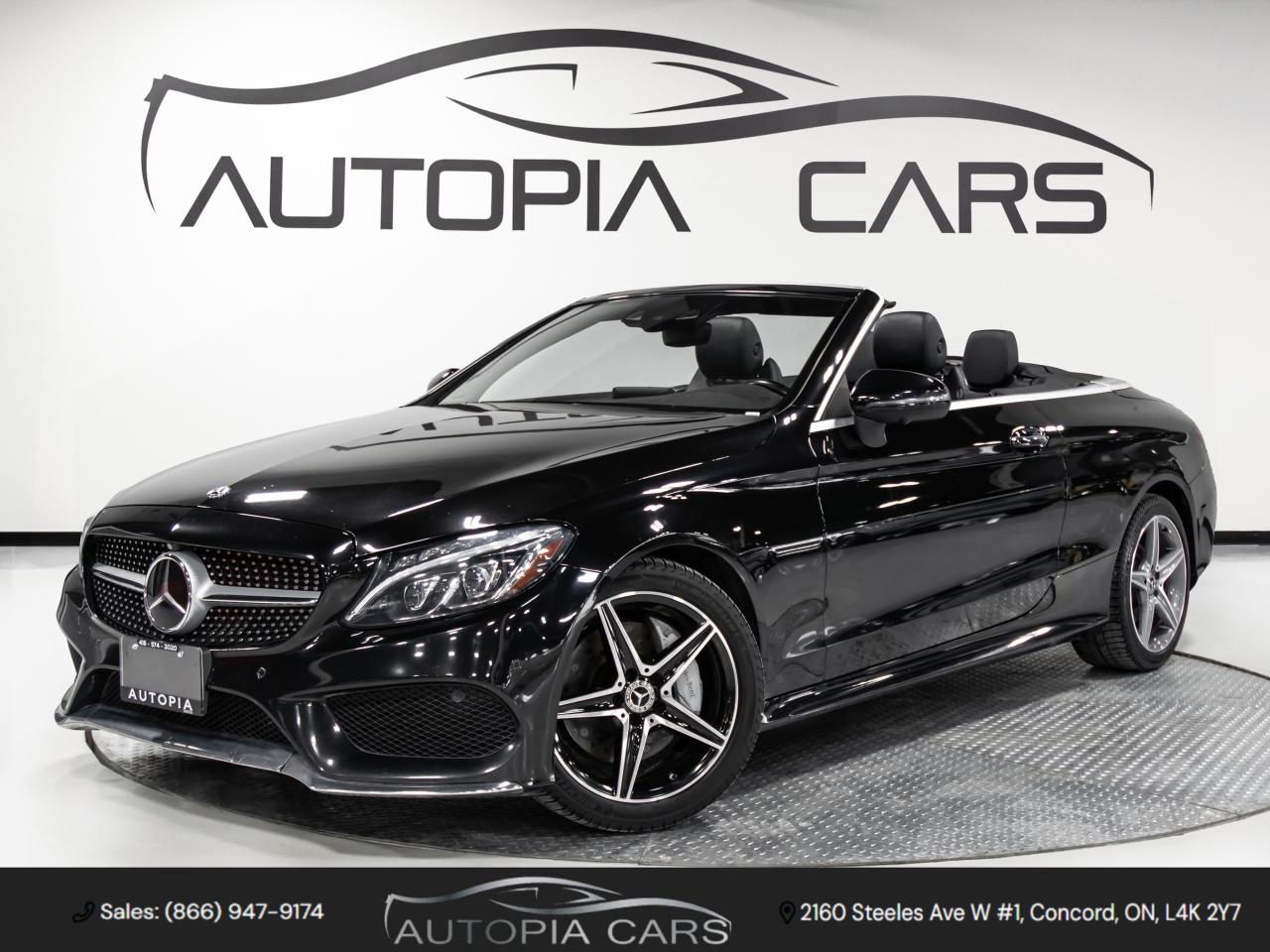 2018 Mercedes-Benz C-Class C 300 4MATIC CABRIOLET AMG PKG SOFT TOP BLIND SPOT Photo0