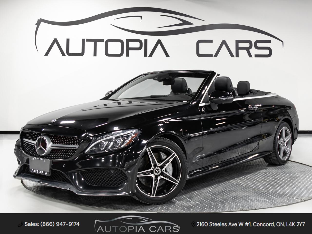 2018 Mercedes-Benz C-Class C 300 4MATIC CABRIOLET AMG PKG DISTRONIC PLUS Photo0