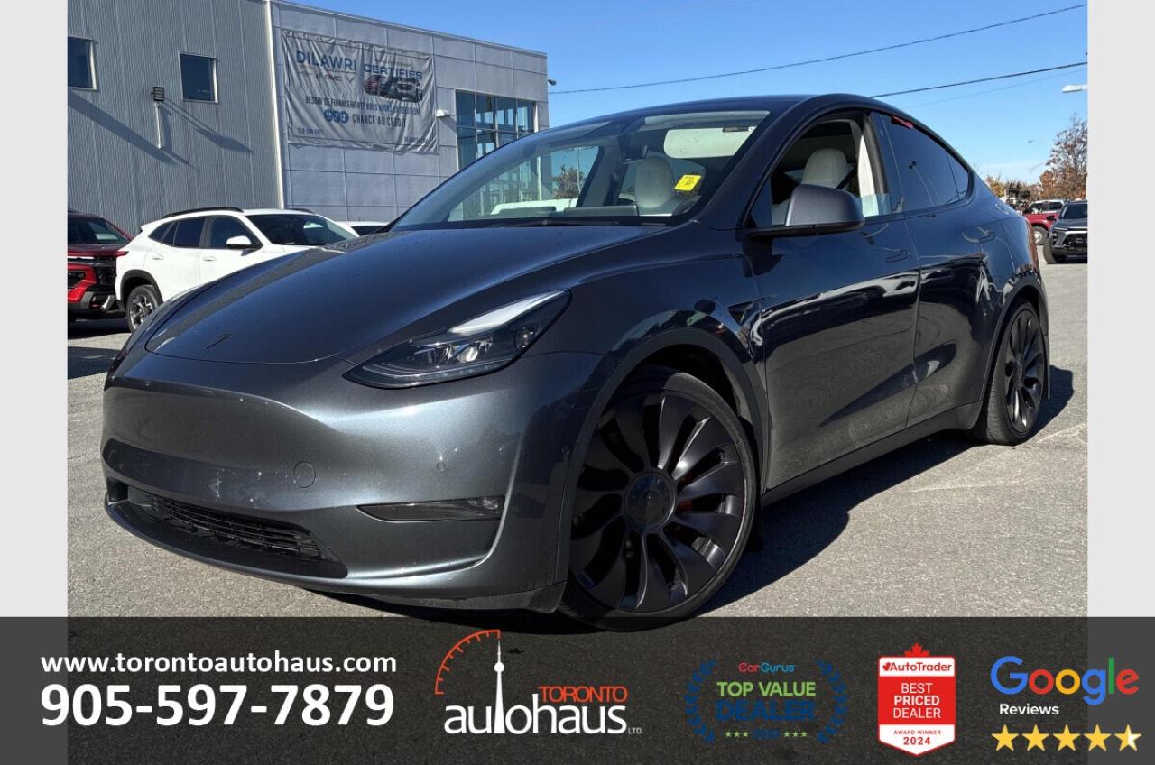 2021 Tesla Model Y Performance I WHITE INTERIOR Photo0