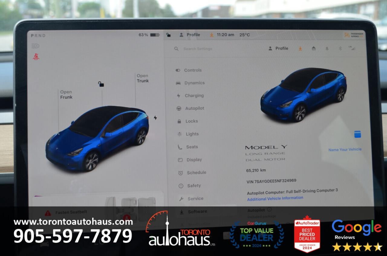 2022 Tesla Model Y LR AWD I OVER 100 TESLAS EVSUPERSTORE.CA Photo