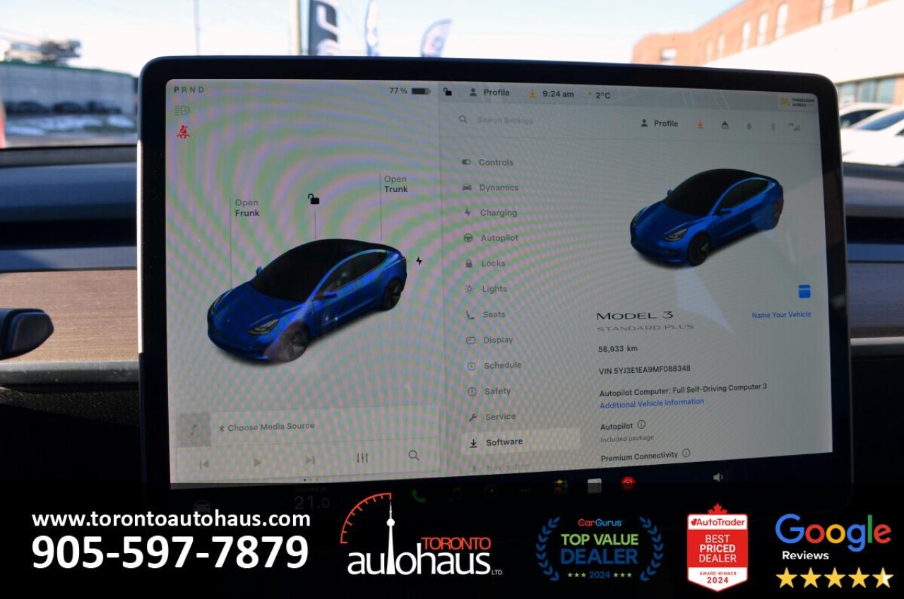 2021 Tesla Model 3 SR+ I OVER 100 TESLAS I EVSUPERSTORE.CA Photo