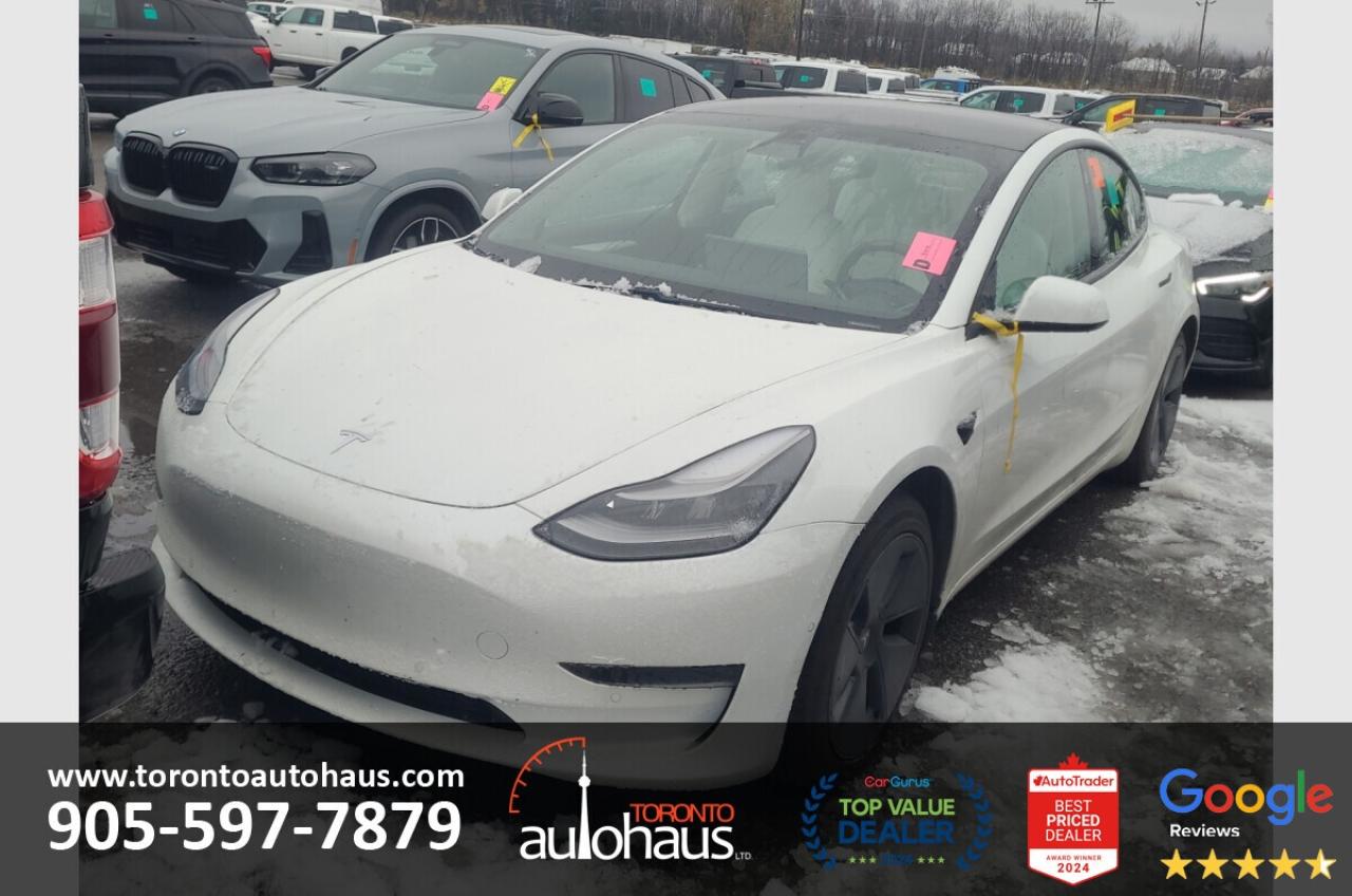 2021 Tesla Model 3 SR+ I WHITE INTERIOR I OVER 100 TESLAS I EVSUPERST Photo0