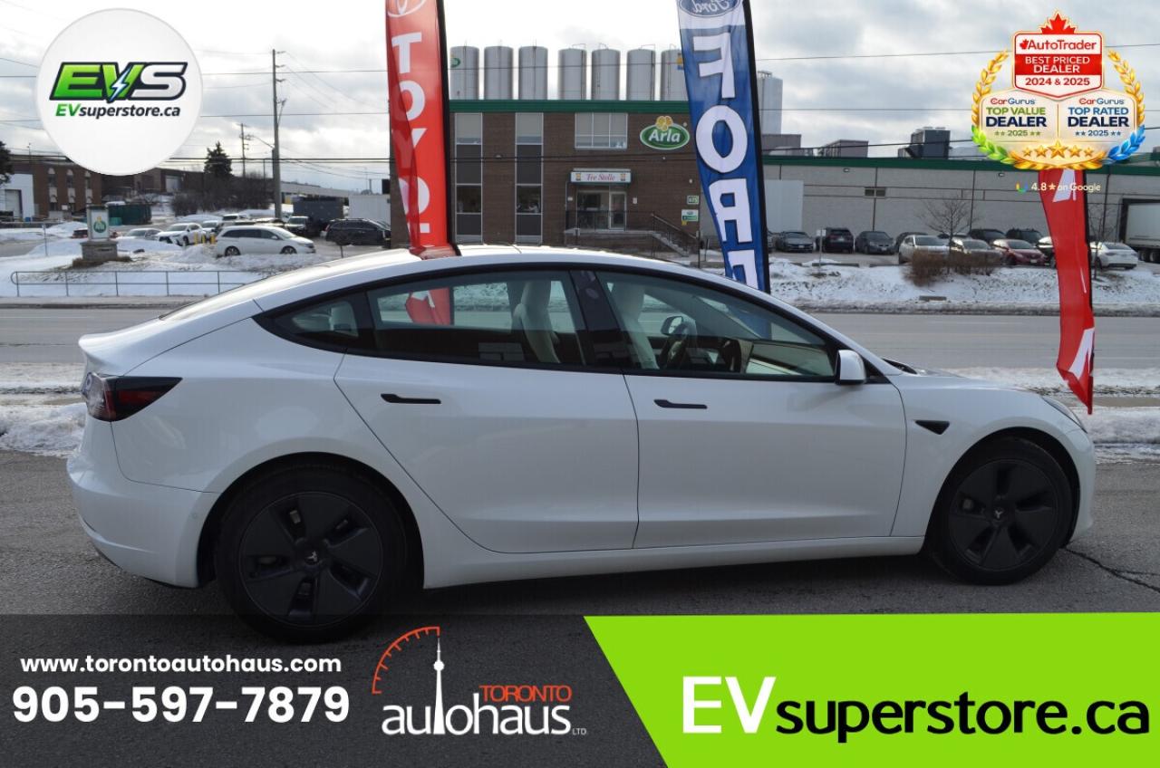 2021 Tesla Model 3 SR+ I WHITE INTERIOR I OVER 100 TESLAS I EVSUPERST Photo