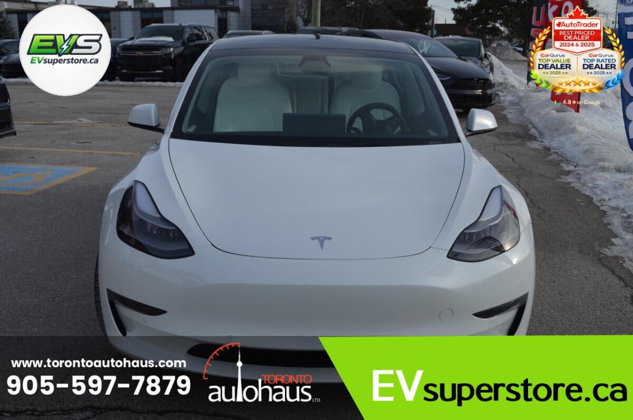 2021 Tesla Model 3 SR+ I WHITE INTERIOR I OVER 100 TESLAS I EVSUPERST Photo