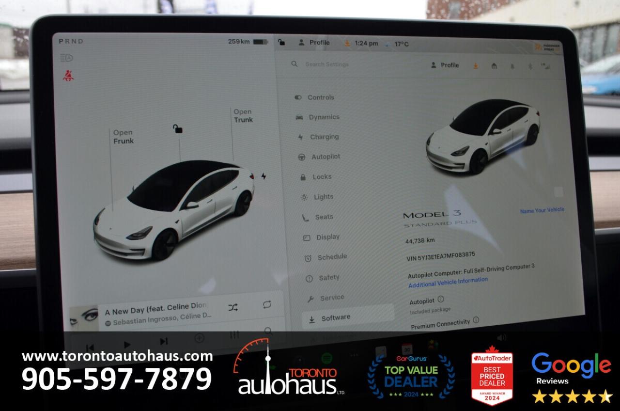 2021 Tesla Model 3 SR+ I OVER 100 TESLAS I EVSUPERSTORE.CA Photo