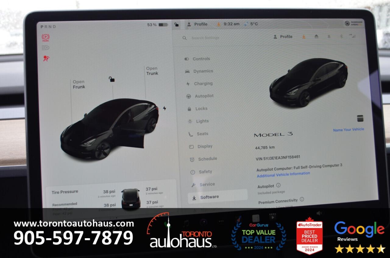 2022 Tesla Model 3 LFP I OVER 100 TESLAS EVSUPERSTORE.CA Photo