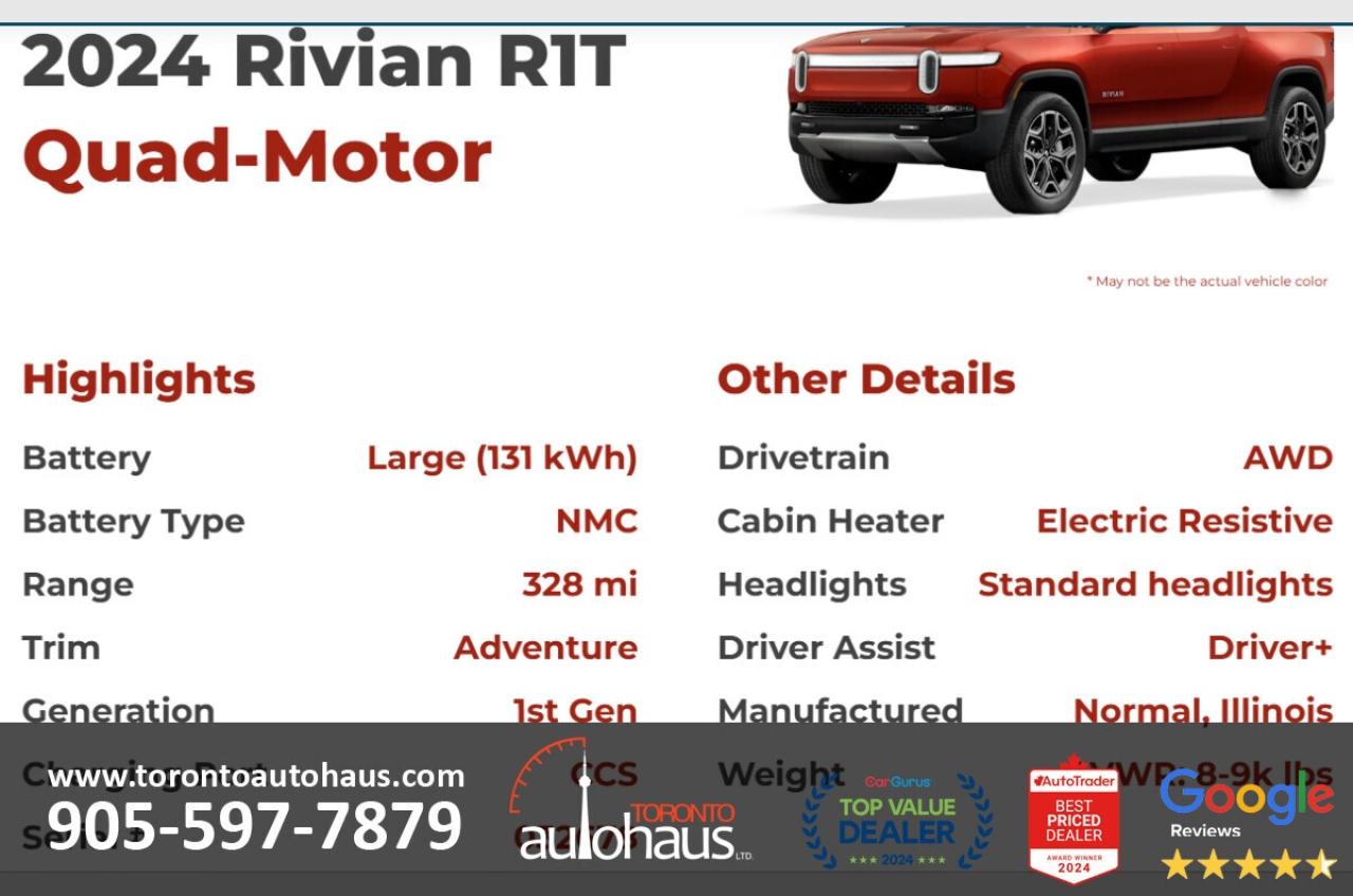 2024 Rivian R1T Adventure Quad-Motor Large Pack Photo2