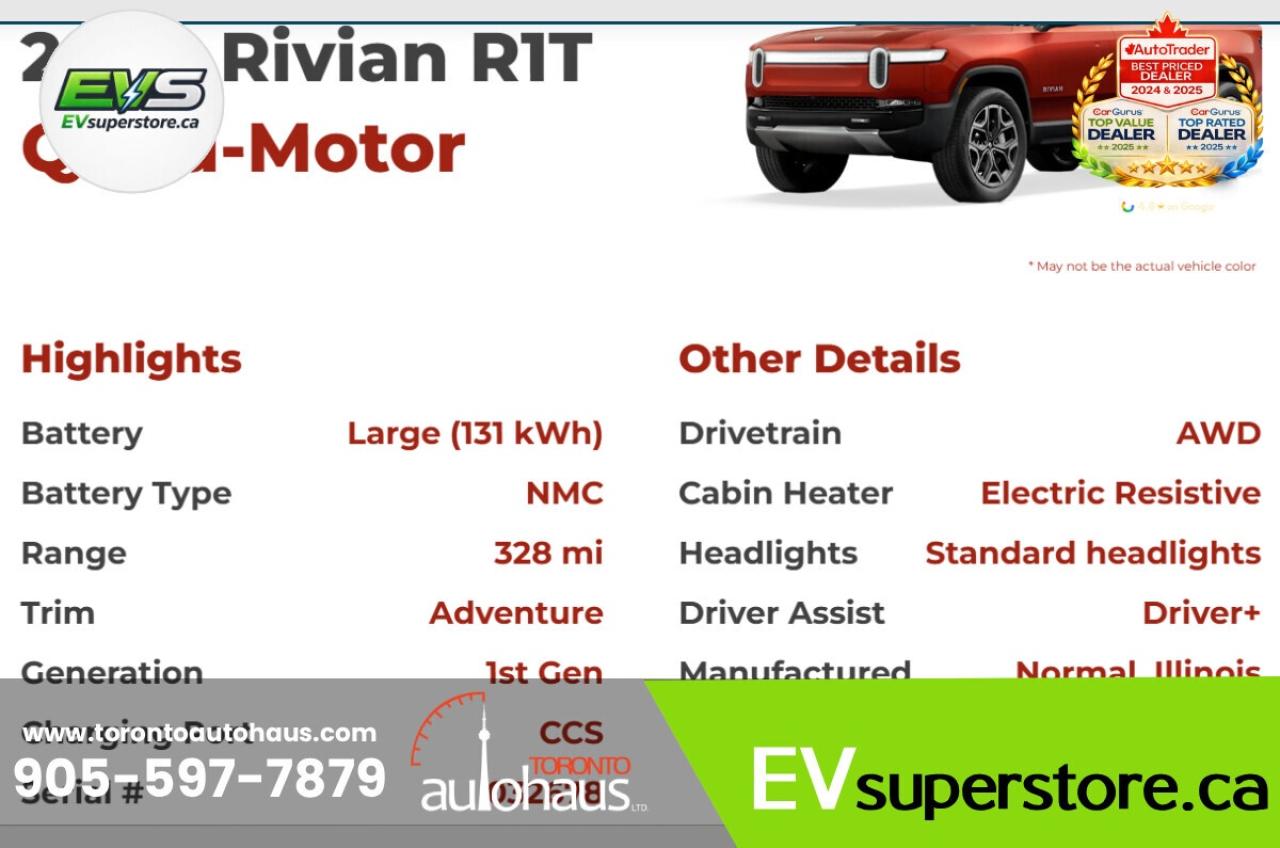 2024 Rivian R1T Adventure Quad-Motor Large Pack Photo