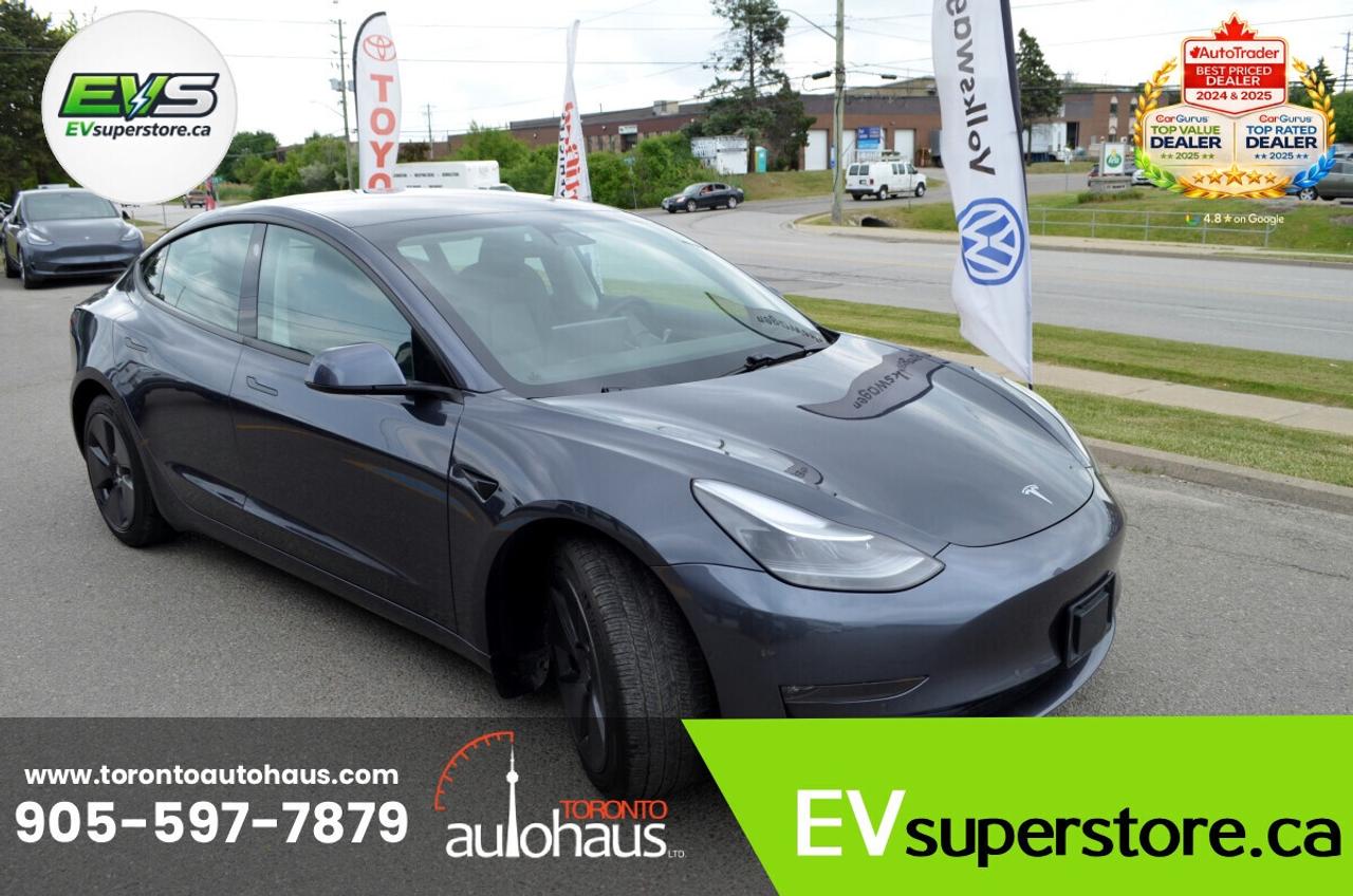 2021 Tesla Model 3 LR AWD I OVER 100 TESLAS EVSUPERSTORE.CA Photo
