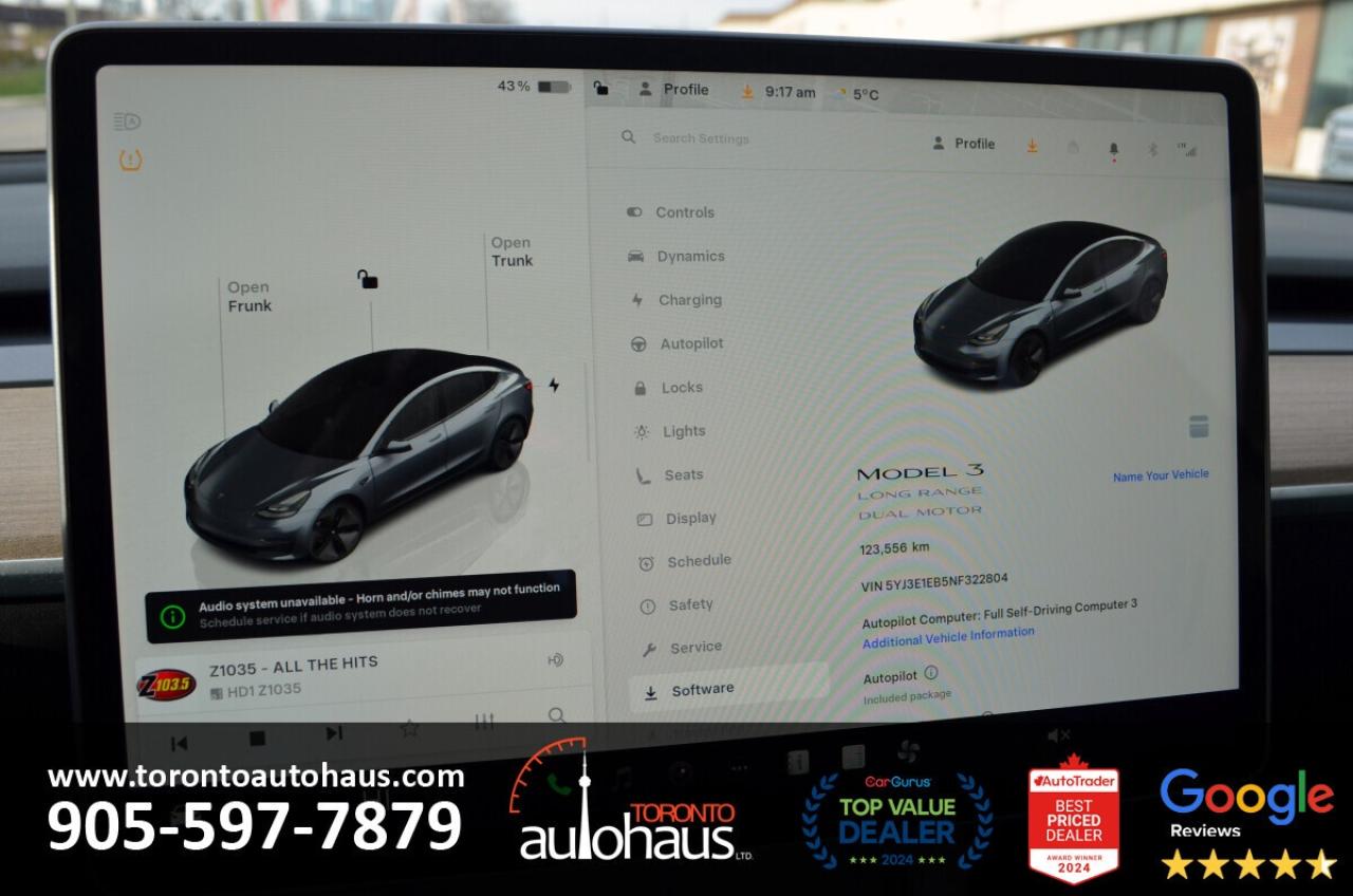 2022 Tesla Model 3 LR AWD I OVER 100 TESLAS EVSUPERSTORE.CA Photo