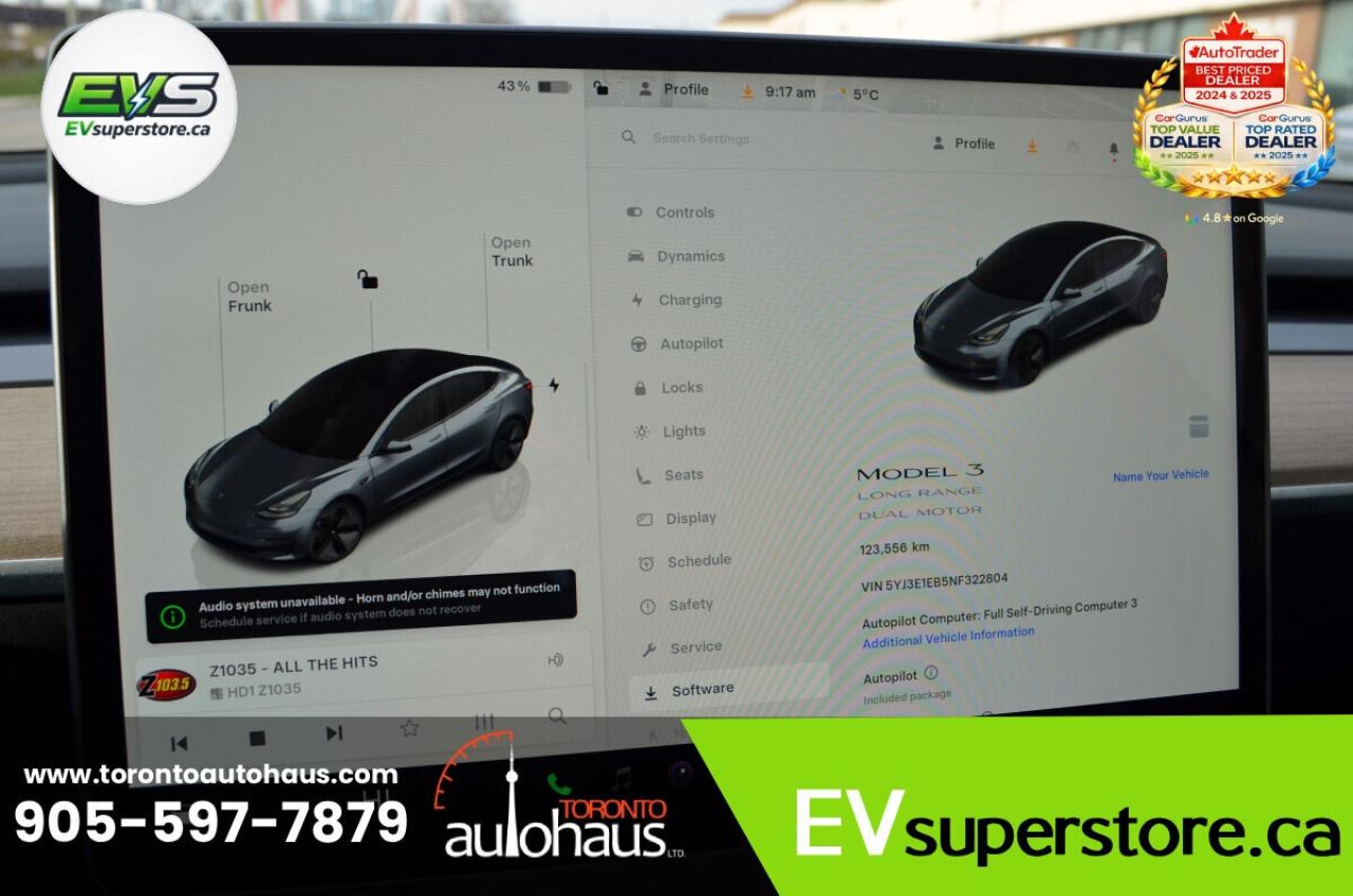 2022 Tesla Model 3 LR AWD I OVER 100 TESLAS EVSUPERSTORE.CA Photo