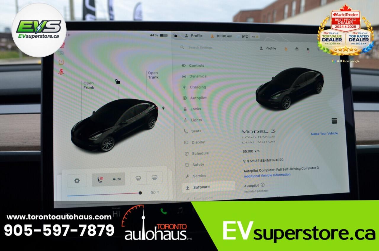 2021 Tesla Model 3 LR AWD I OVER 100 TESLAS EVSUPERSTORE.CA Photo