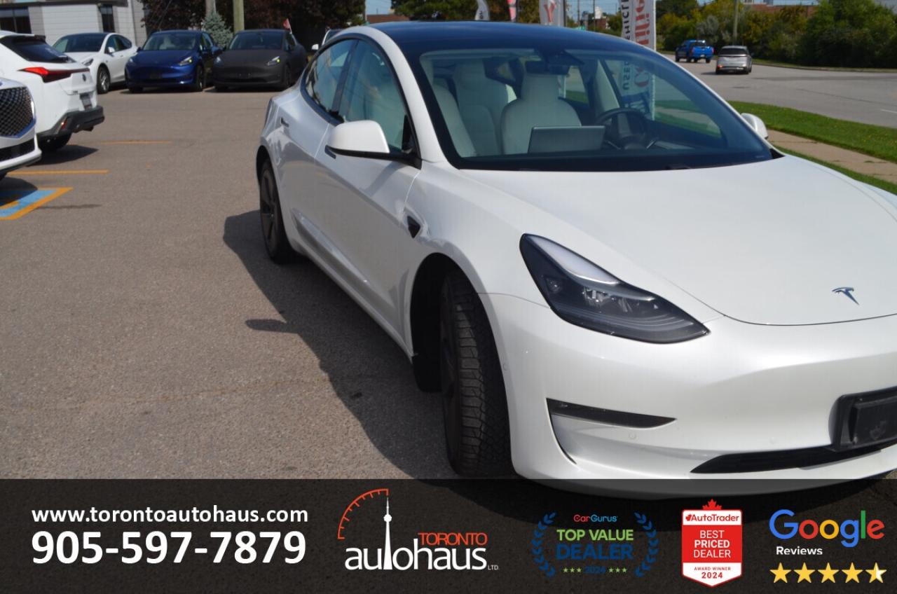 2021 Tesla Model 3 LR AWD I WHITE INTERIOR EVSUPERSTORE.CA Photo