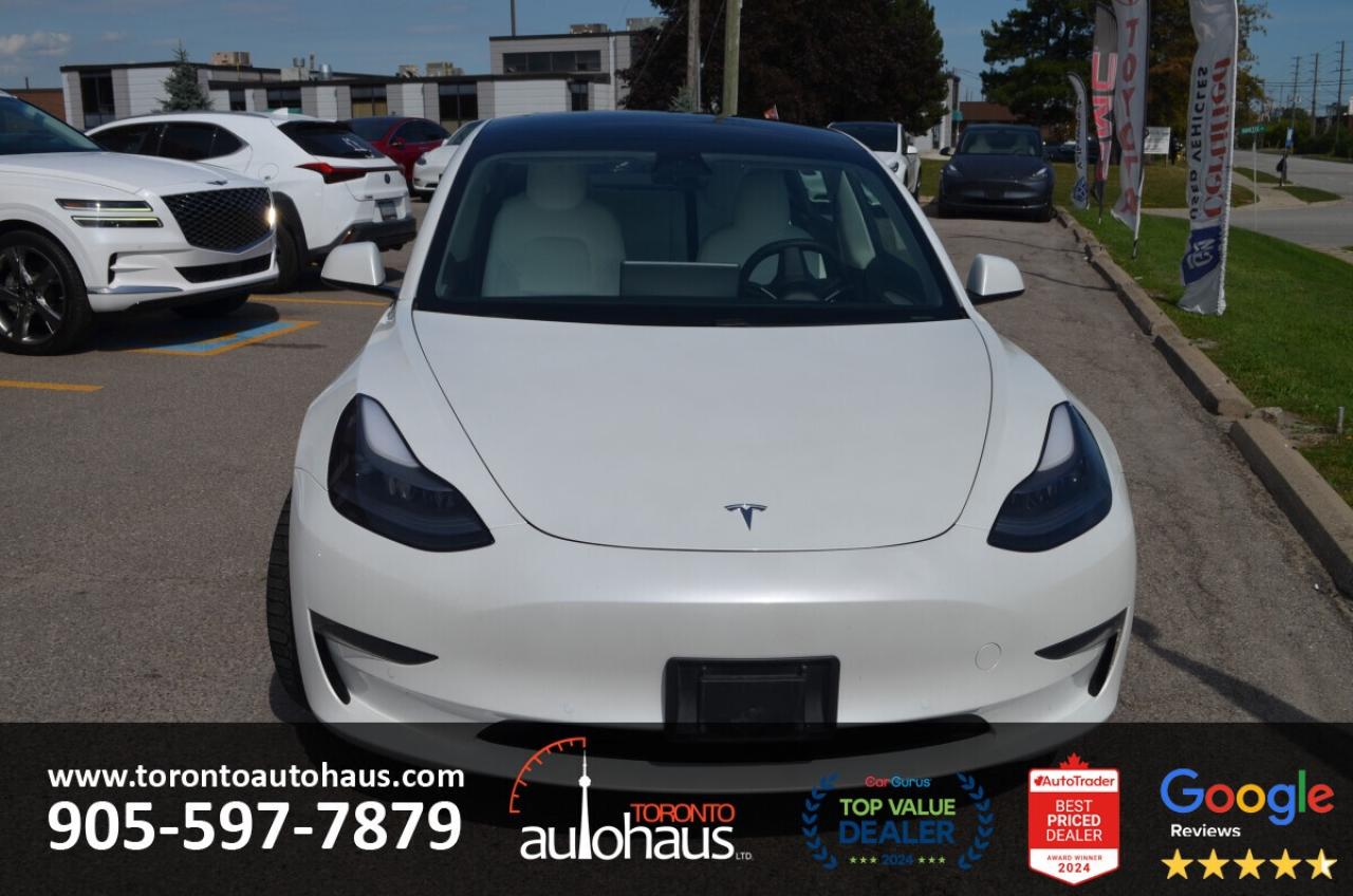 2021 Tesla Model 3 LR AWD I WHITE INTERIOR EVSUPERSTORE.CA Photo