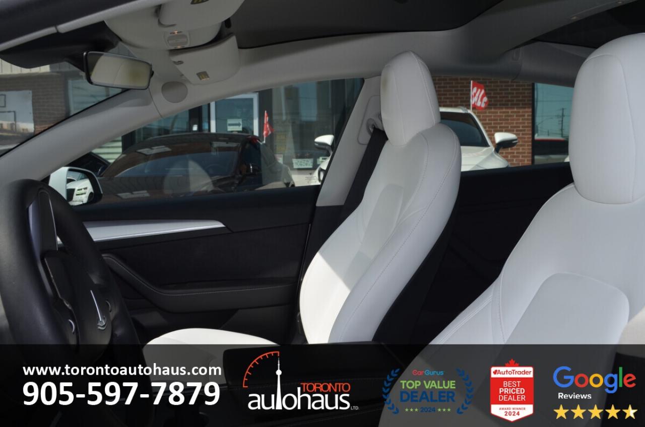 2021 Tesla Model 3 LR AWD I WHITE INTERIOR EVSUPERSTORE.CA Photo