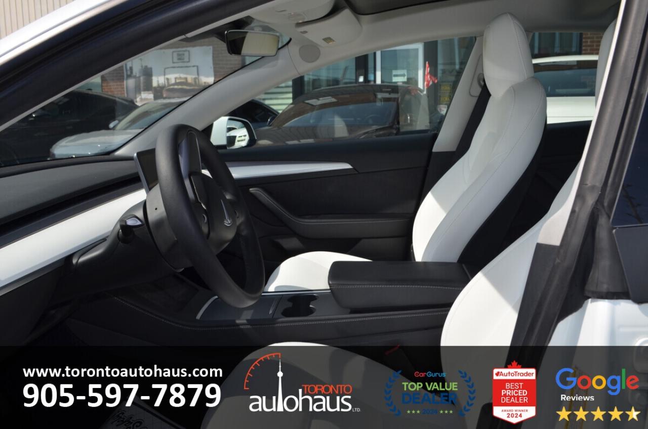 2021 Tesla Model 3 LR AWD I WHITE INTERIOR EVSUPERSTORE.CA Photo