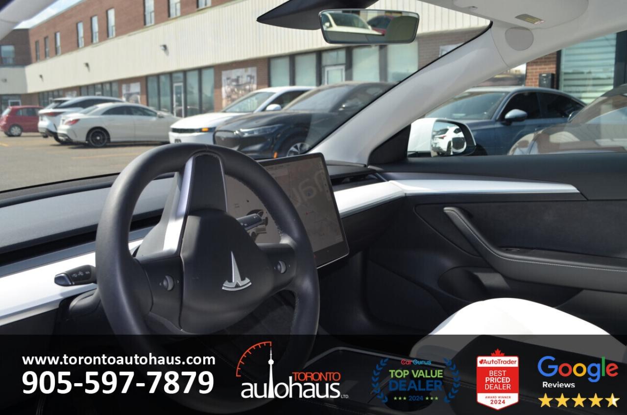 2021 Tesla Model 3 LR AWD I WHITE INTERIOR EVSUPERSTORE.CA Photo