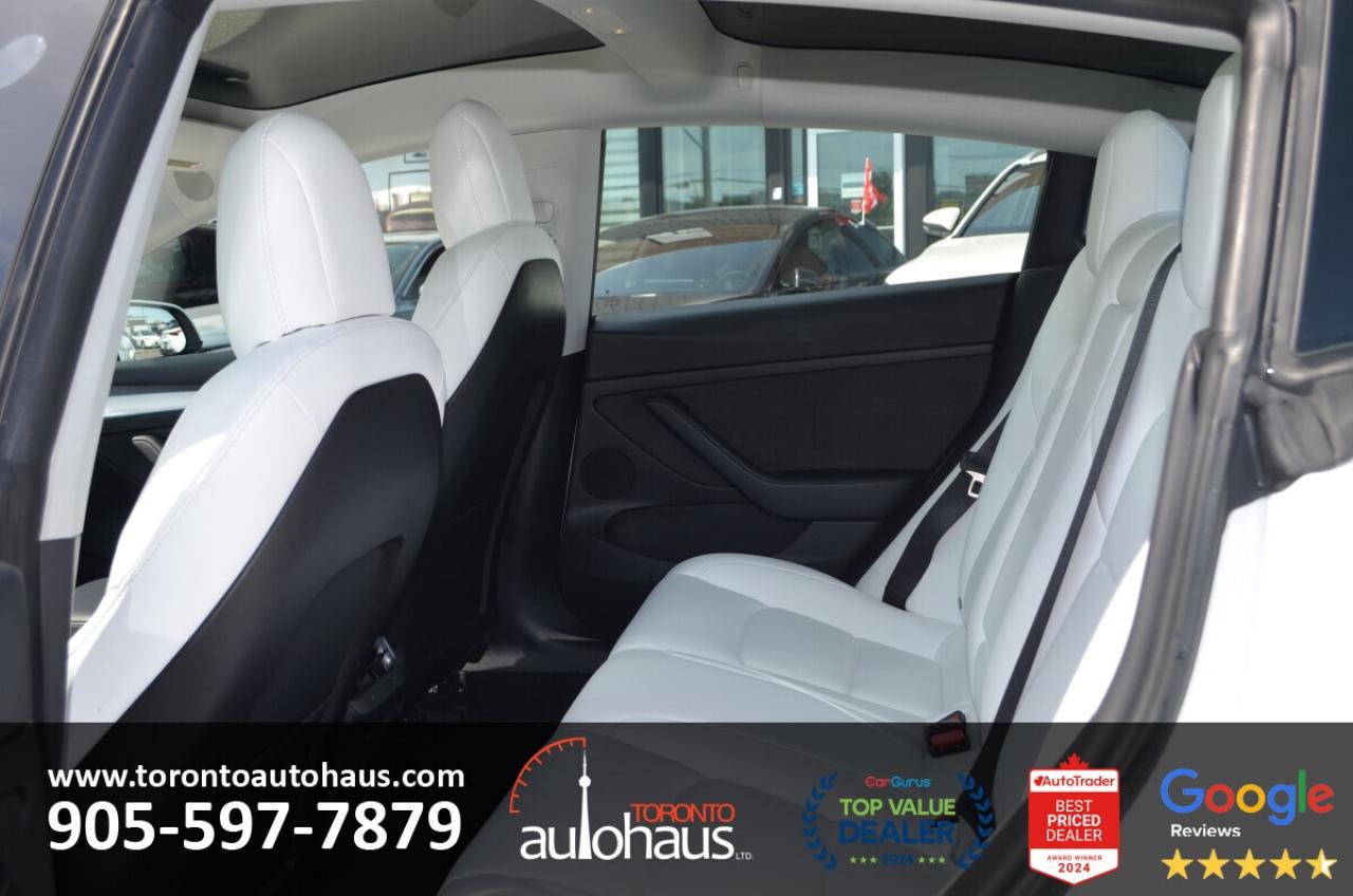 2021 Tesla Model 3 LR AWD I WHITE INTERIOR EVSUPERSTORE.CA Photo