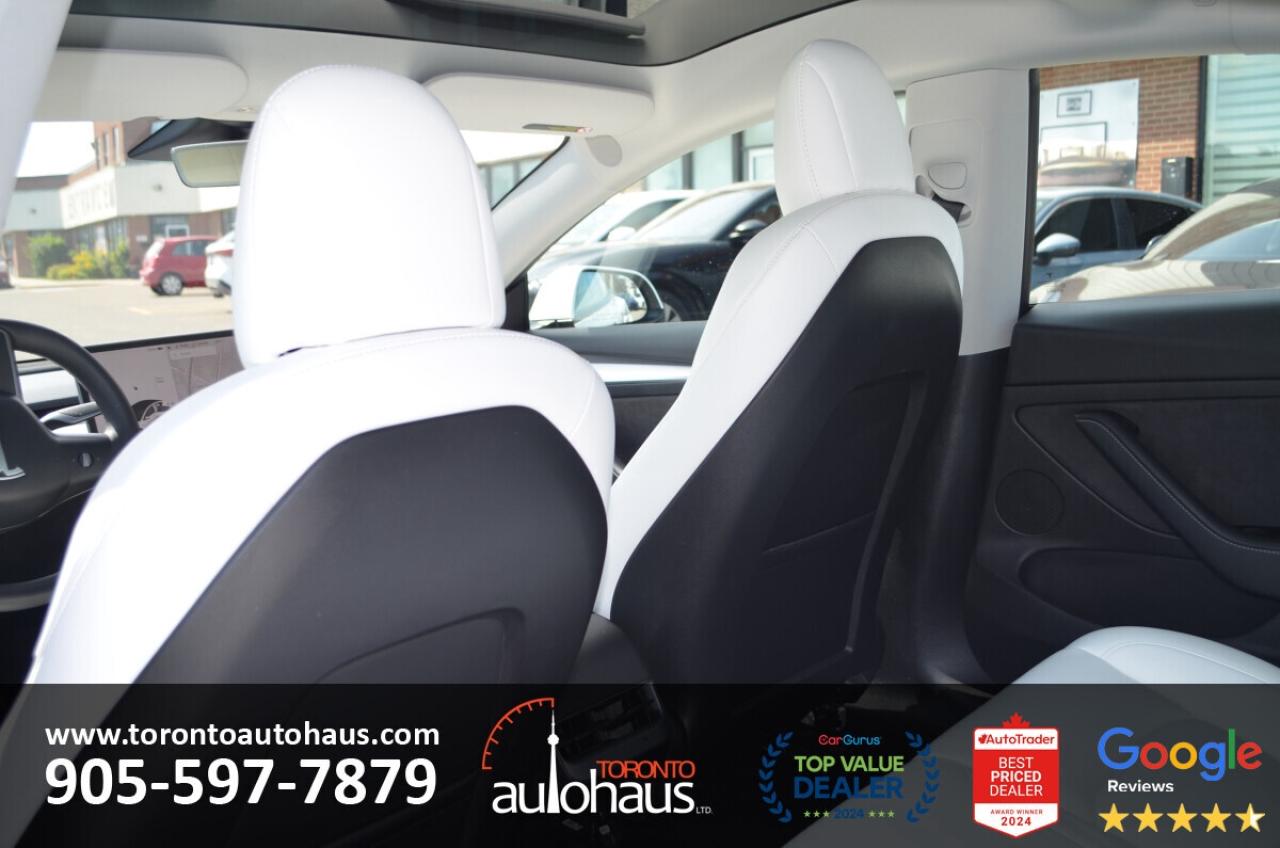 2021 Tesla Model 3 LR AWD I WHITE INTERIOR EVSUPERSTORE.CA Photo