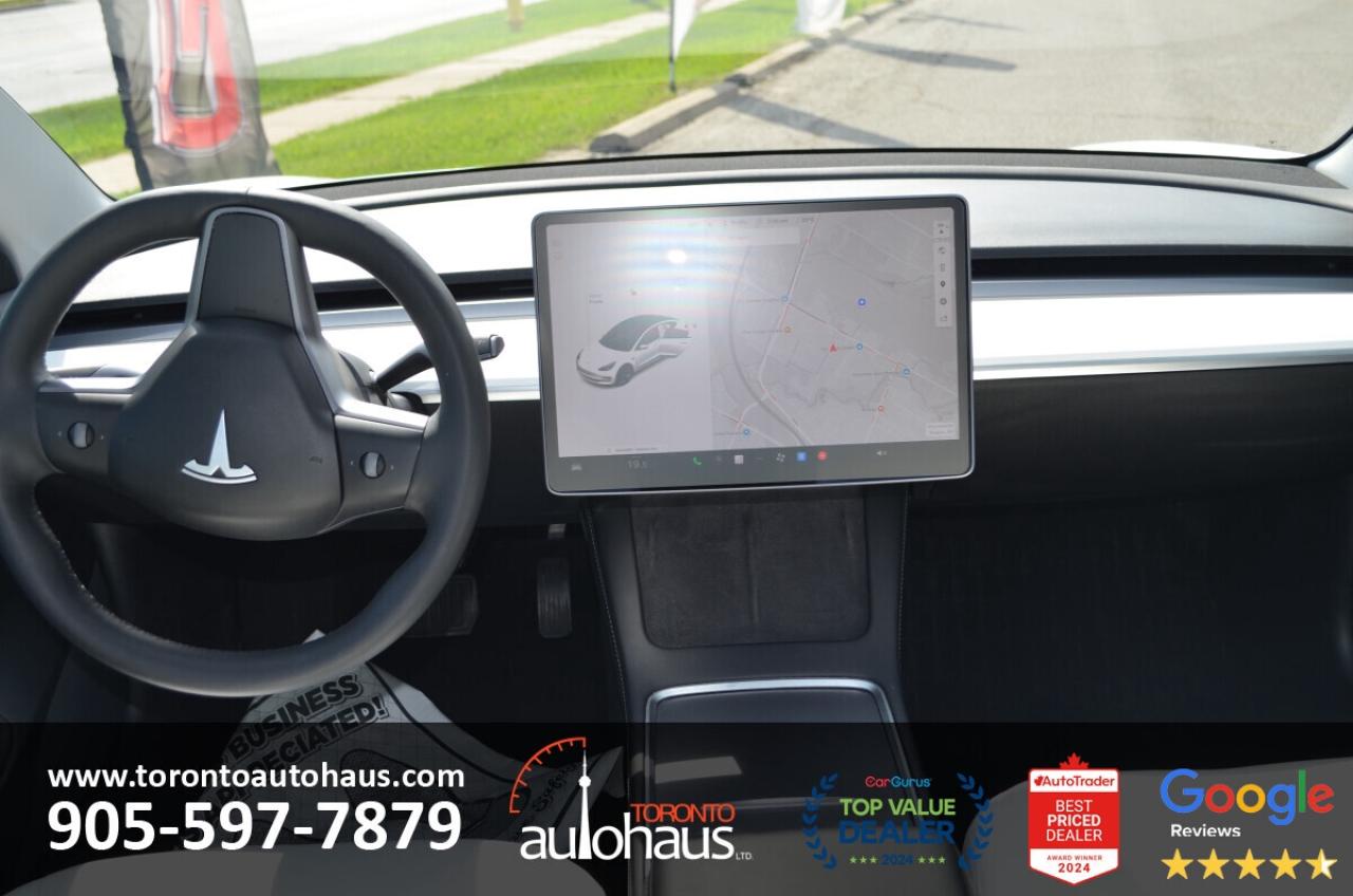 2021 Tesla Model 3 LR AWD I WHITE INTERIOR EVSUPERSTORE.CA Photo