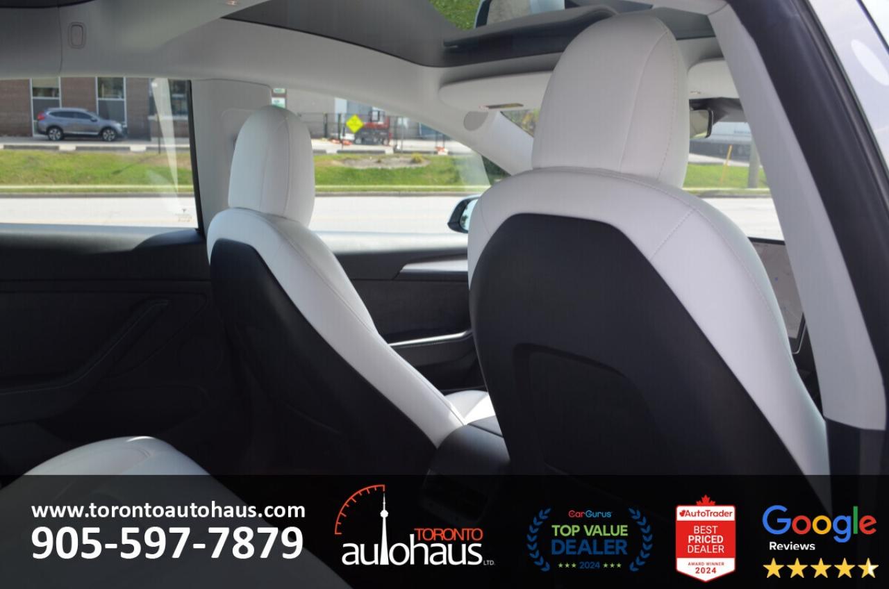 2021 Tesla Model 3 LR AWD I WHITE INTERIOR EVSUPERSTORE.CA Photo