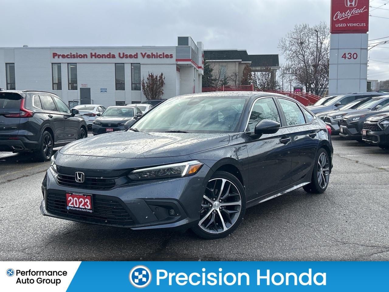 2023 Honda Civic Sedan Touring Leather  Navigation  Sunroof  CarPlay Photo0