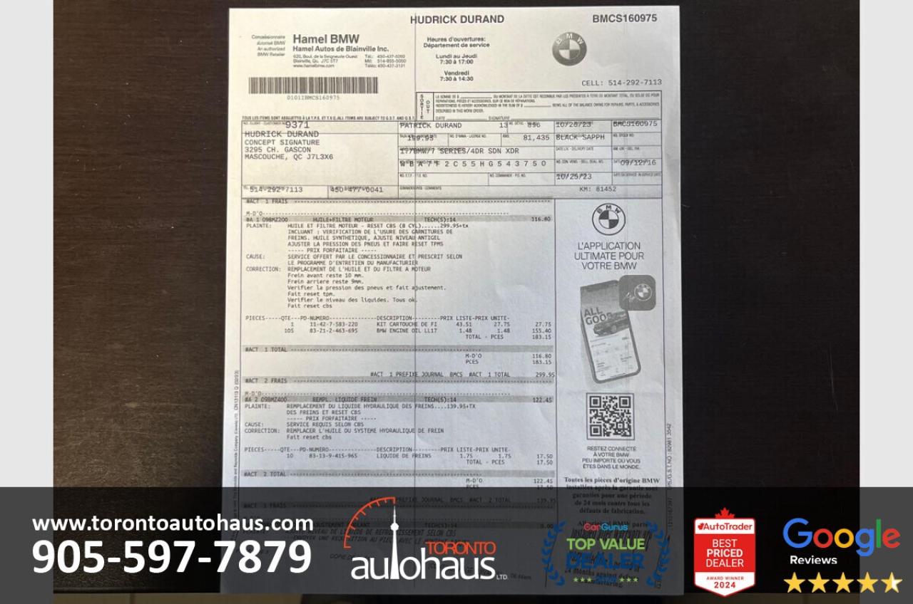 2017 BMW 7 Series ALPINA B7 I Rare Find in Great Condition Photo