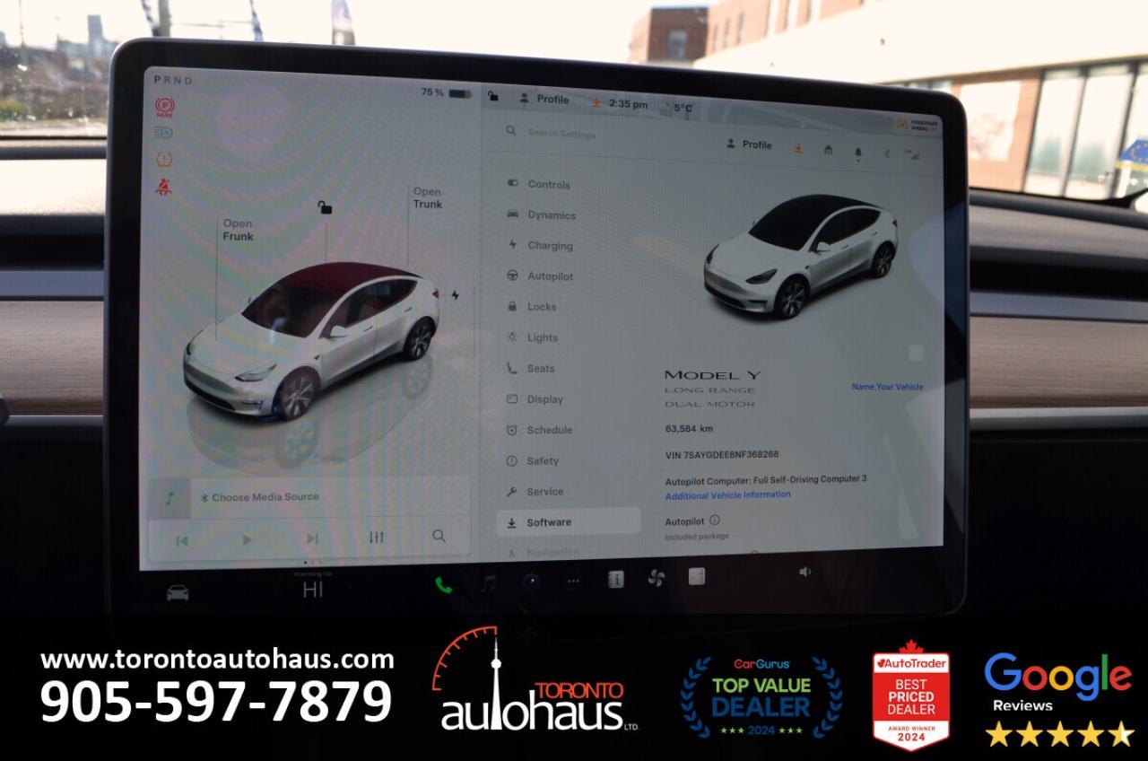 2022 Tesla Model Y LR AWD I OVER 100 TESLAS EVSUPERSTORE.CA Photo