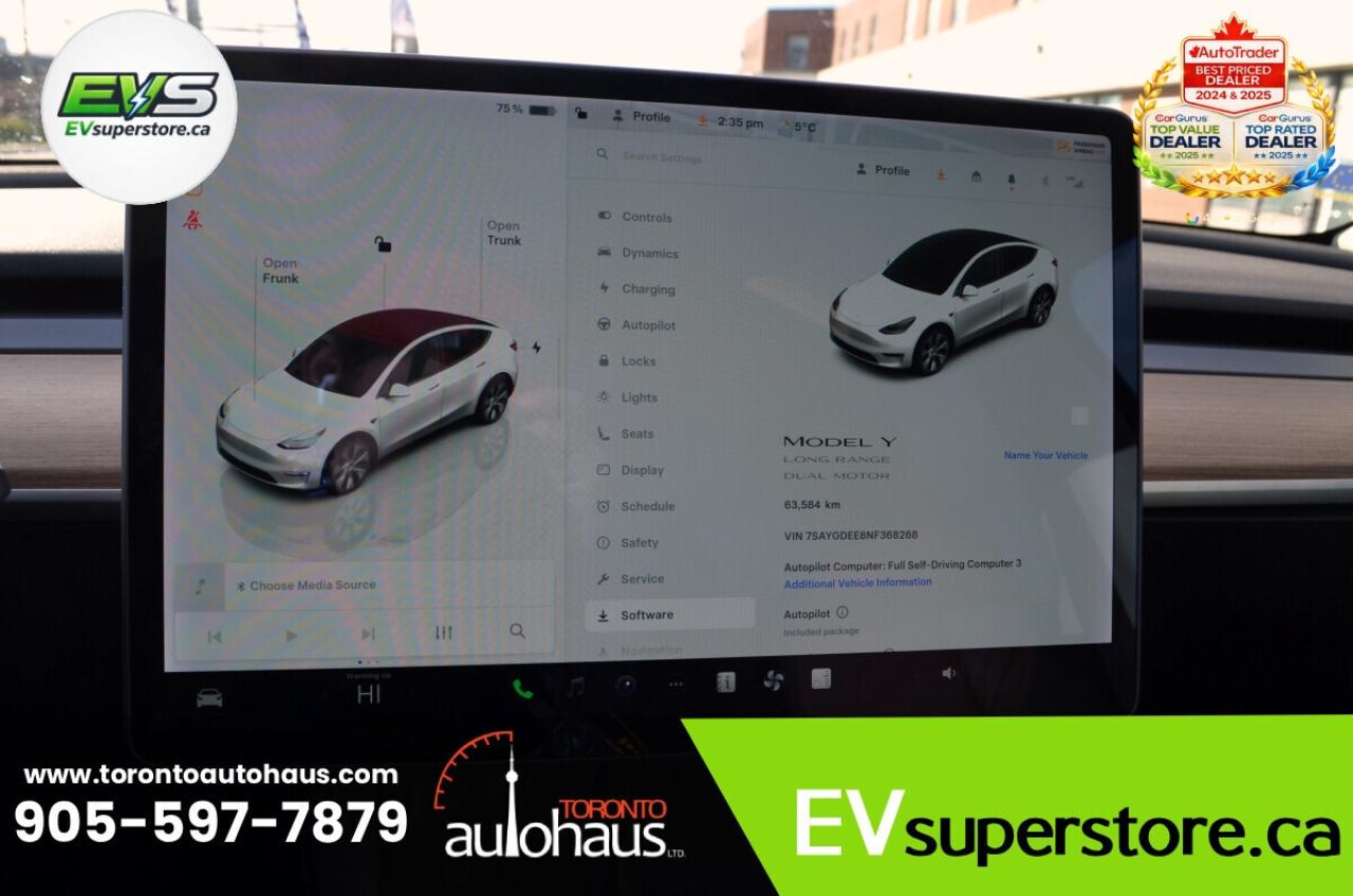 2022 Tesla Model Y LR AWD I OVER 100 TESLAS EVSUPERSTORE.CA Photo