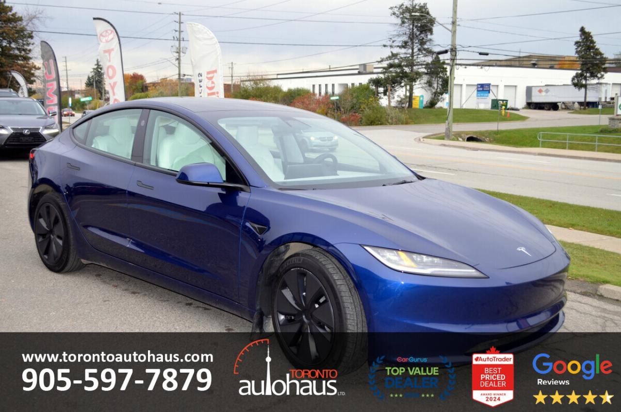 2025 Tesla Model 3 WHITE INT I AWD I OVER 100 TESLAS EVSUPERSTORE.CA Photo