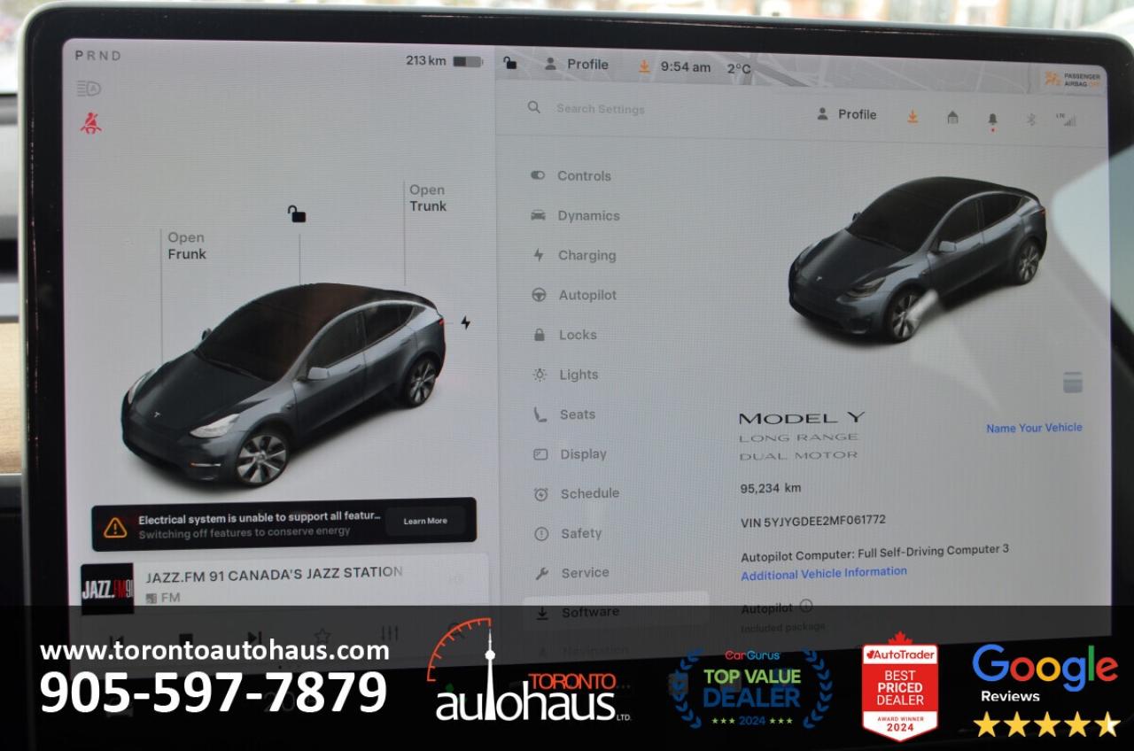 2021 Tesla Model Y LR AWD I OVER 100 TESLAS EVSUPERSTORE.CA Photo