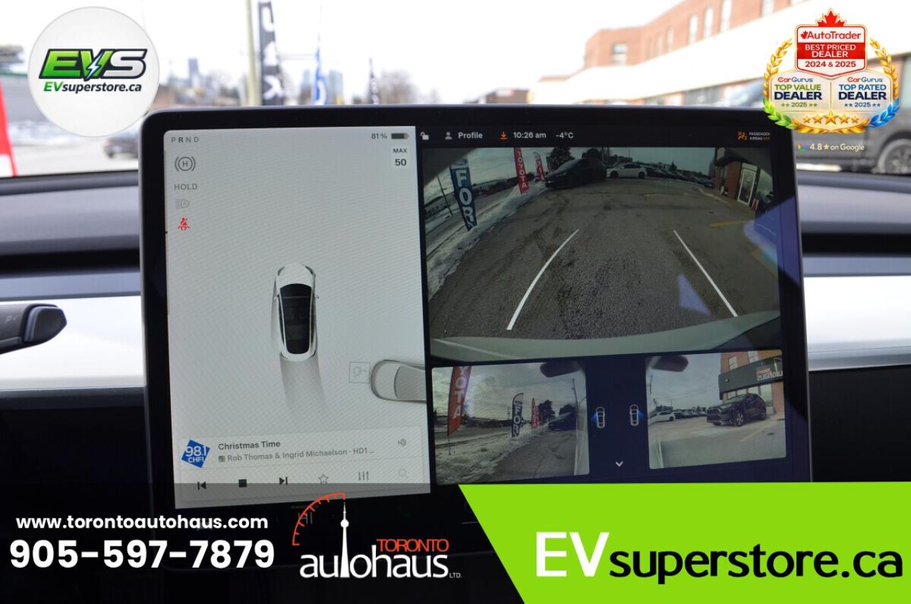 2021 Tesla Model 3 WHITE INTERIOR I OVER 100 TESLAS I EVSUPERSTORE.CA Photo