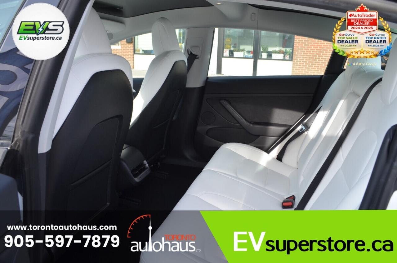 2021 Tesla Model 3 WHITE INTERIOR I OVER 100 TESLAS I EVSUPERSTORE.CA Photo