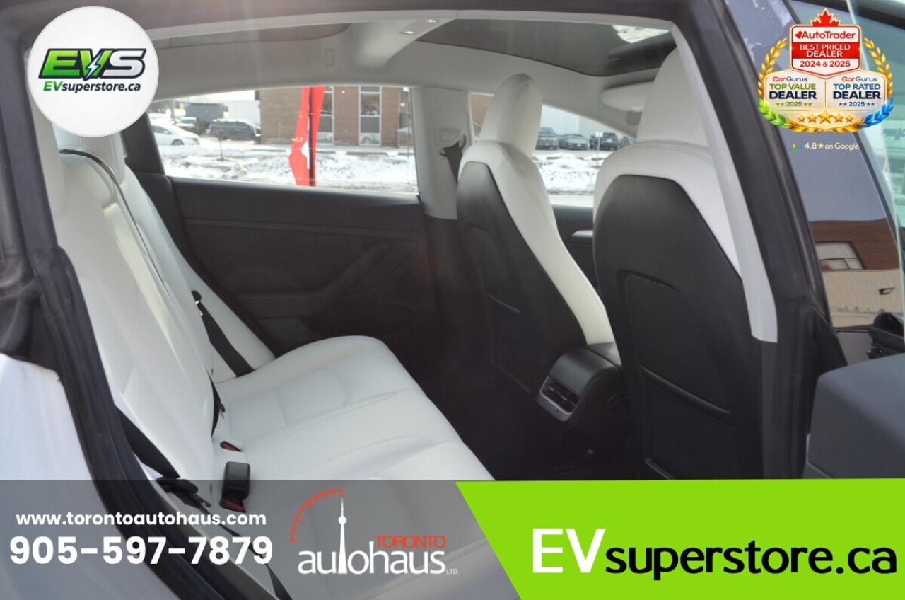 2021 Tesla Model 3 WHITE INTERIOR I OVER 100 TESLAS I EVSUPERSTORE.CA Photo