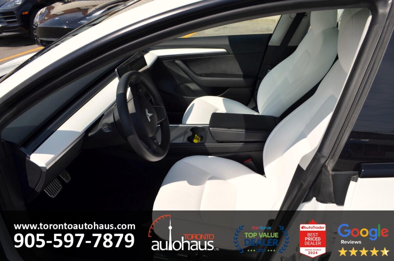 2021 Tesla Model 3 WHITE INTERIOR I OVER 100 TESLAS EVSUPERSTORE.CA Photo