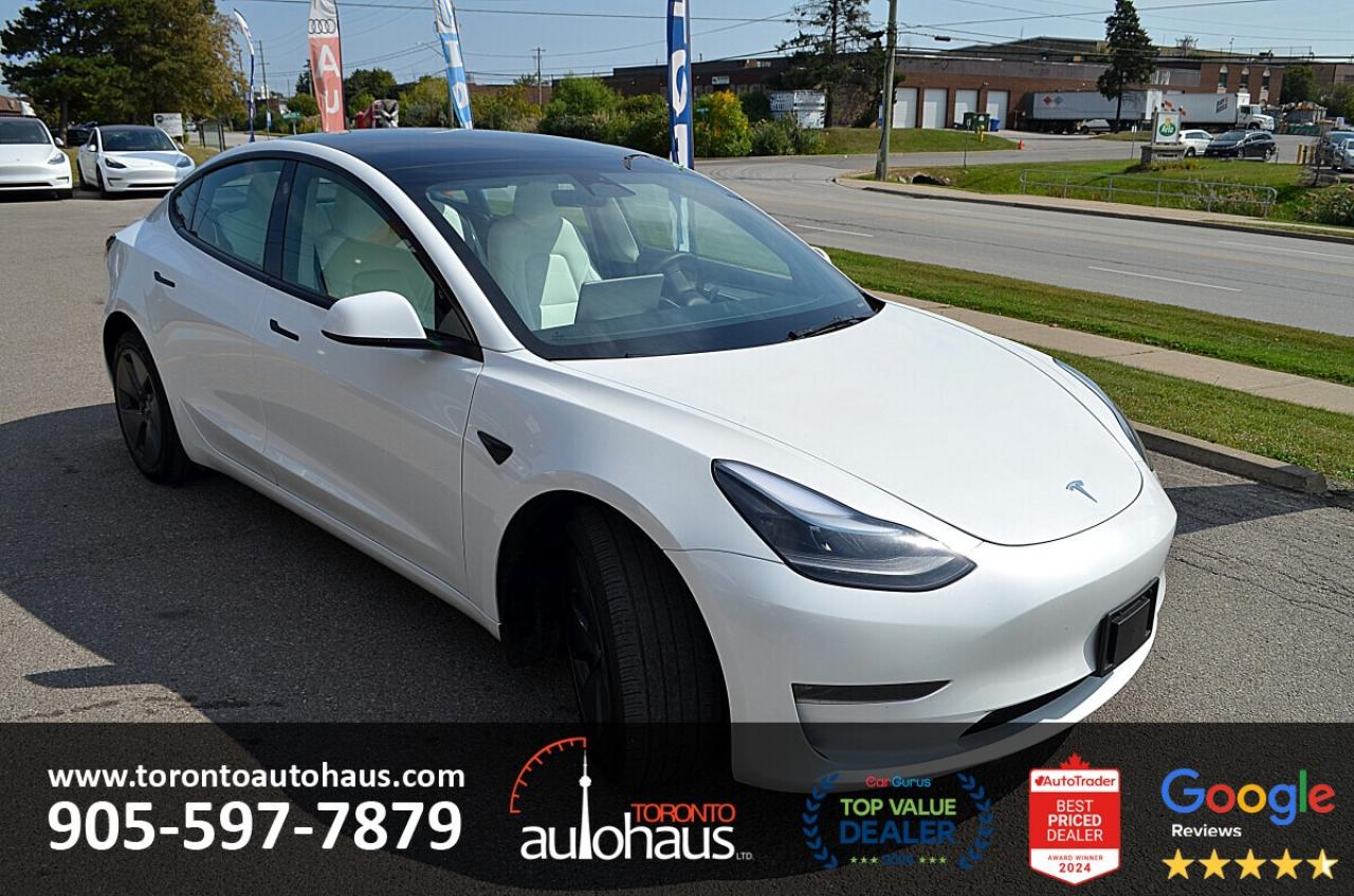 2021 Tesla Model 3 WHITE INTERIOR I OVER 100 TESLAS EVSUPERSTORE.CA Photo