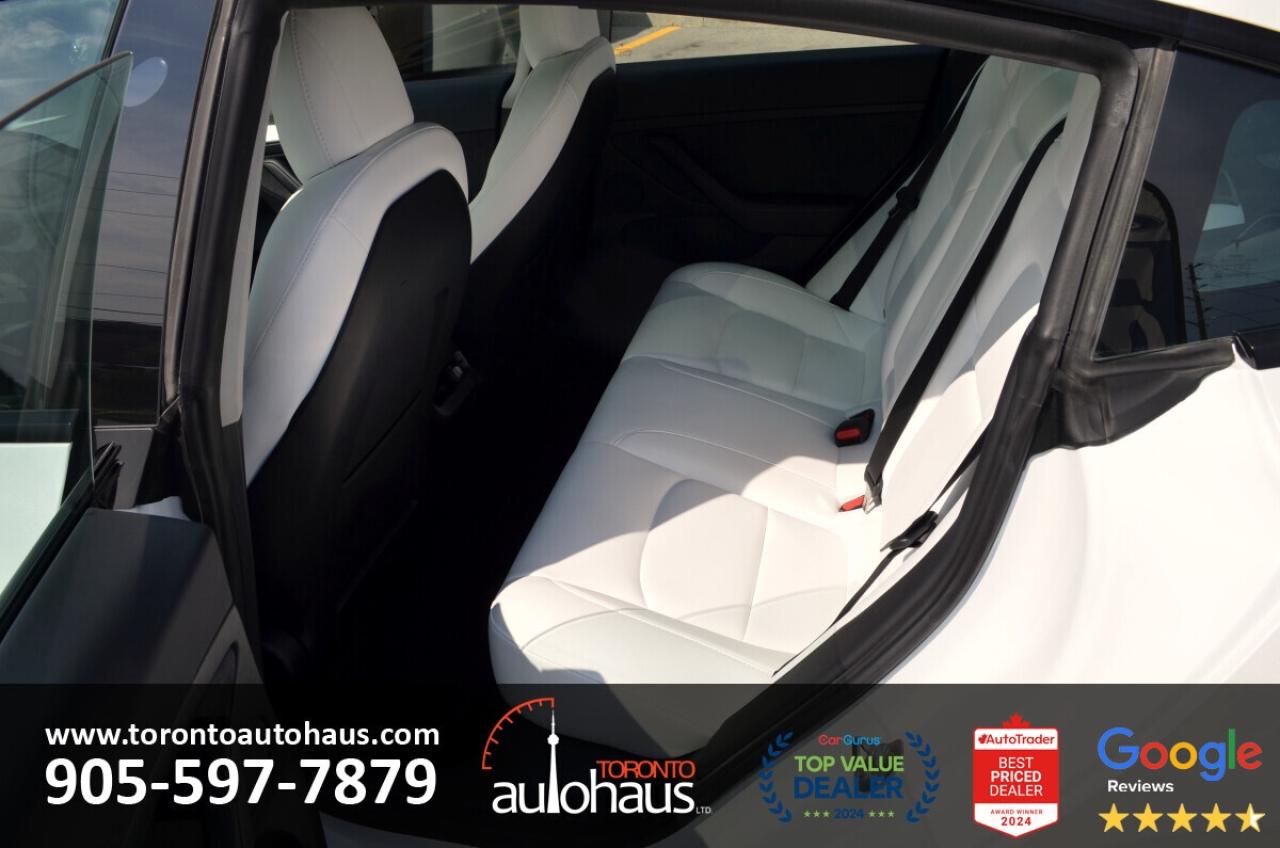 2021 Tesla Model 3 WHITE INTERIOR I OVER 100 TESLAS EVSUPERSTORE.CA Photo